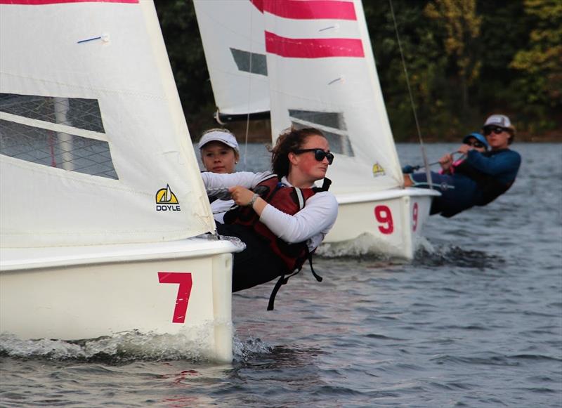 Team Barely Legal Racing members in action photo copyright Team Barely Legal Racing taken at Bellingham Yacht Club and featuring the Team Racing class