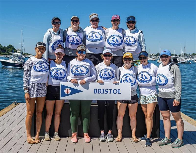 Bristol YC wins 2022 Corinthian YC Thayer Trophy National Women's Invitational Team Race photo copyright Corinthian Yacht Club of Marblehead taken at Corinthian Yacht Club of Marblehead and featuring the Team Racing class