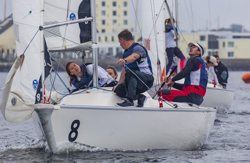 Global Team Race Regatta photo copyright Daniel Forser taken at New York Yacht Club and featuring the Team Racing class