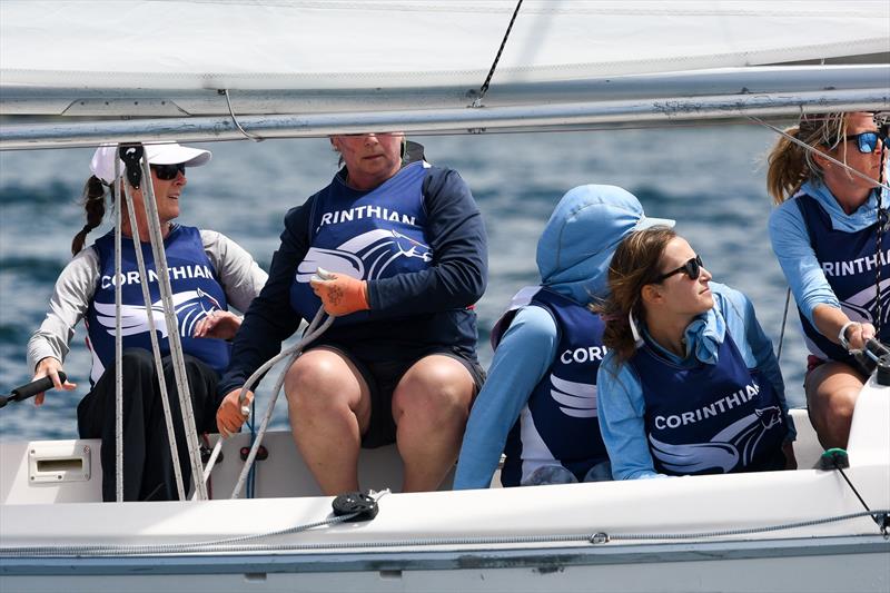 Ery Largay of Corinthian Yacht Club (far left) - photo © Stuart Wemple