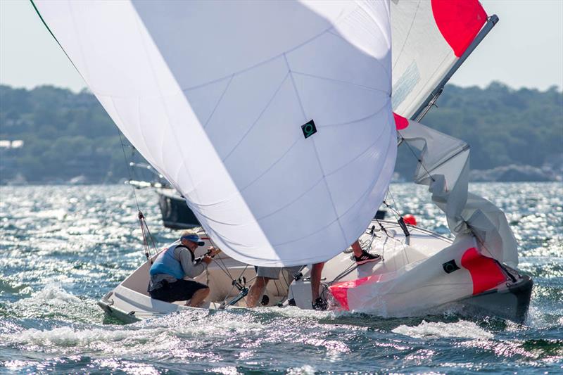 New York Yacht Club Invitational Team Race Regatta for the Commodore George R. Hinman Masters Trophy photo copyright Amable D. Peguero taken at New York Yacht Club and featuring the Team Racing class