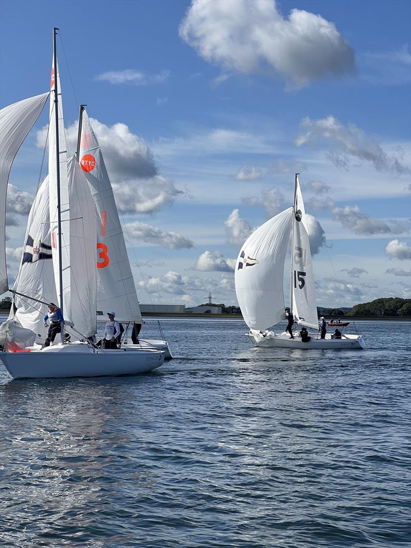 2023 Global Team Racing Regatta Day 2 photo copyright Freddie Smith / Royal Thames YC taken at Royal Thames Yacht Club and featuring the Team Racing class