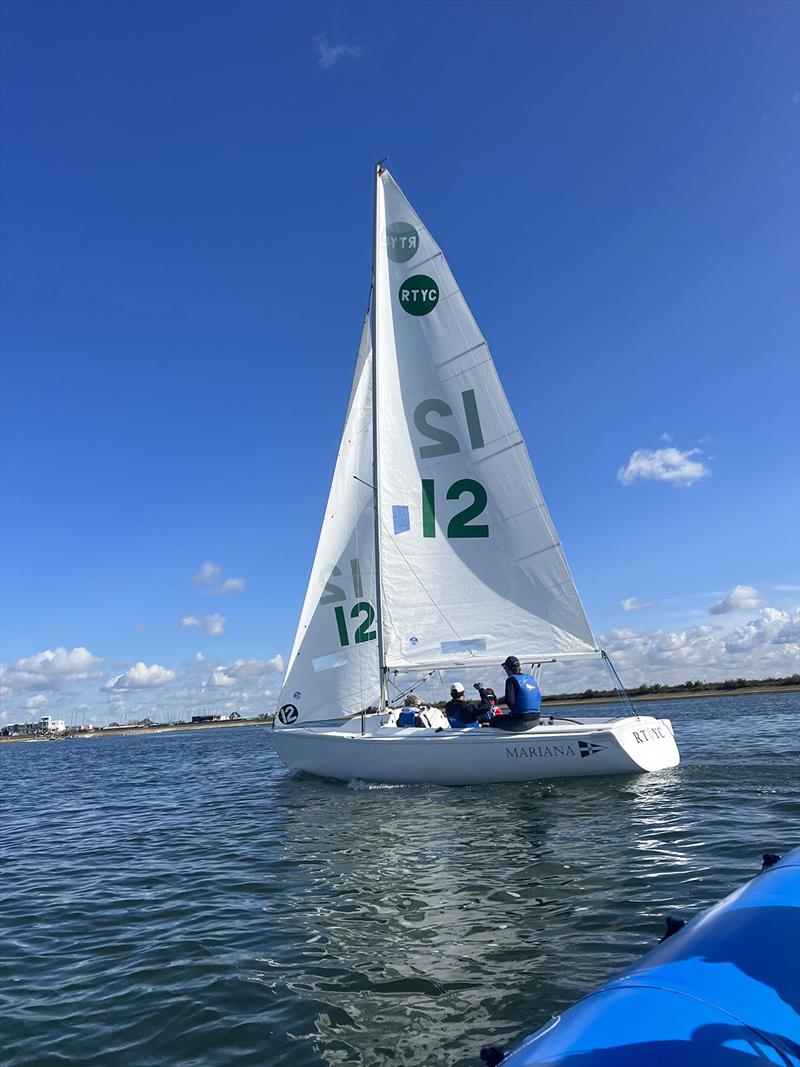 2023 Global Team Racing Regatta Day 2 photo copyright Freddie Smith / Royal Thames YC taken at Royal Thames Yacht Club and featuring the Team Racing class