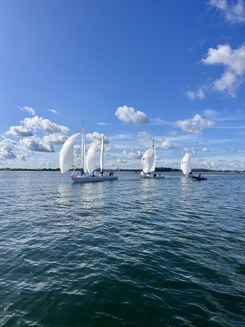 2023 Global Team Racing Regatta Day 2 photo copyright Freddie Smith / Royal Thames YC taken at Royal Thames Yacht Club and featuring the Team Racing class