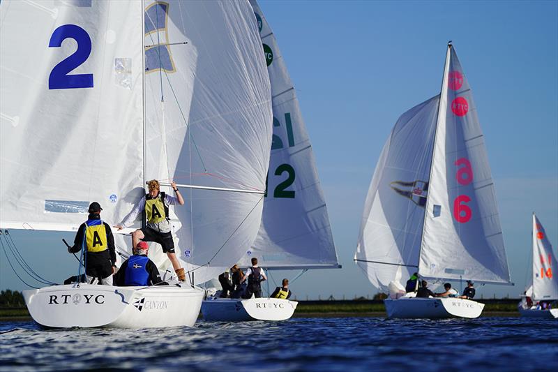 Mum's Bucket and Hot Rum Random Pairs Team Racing photo copyright Simon Winkley / Royal Thames YC taken at Royal Thames Yacht Club and featuring the Team Racing class