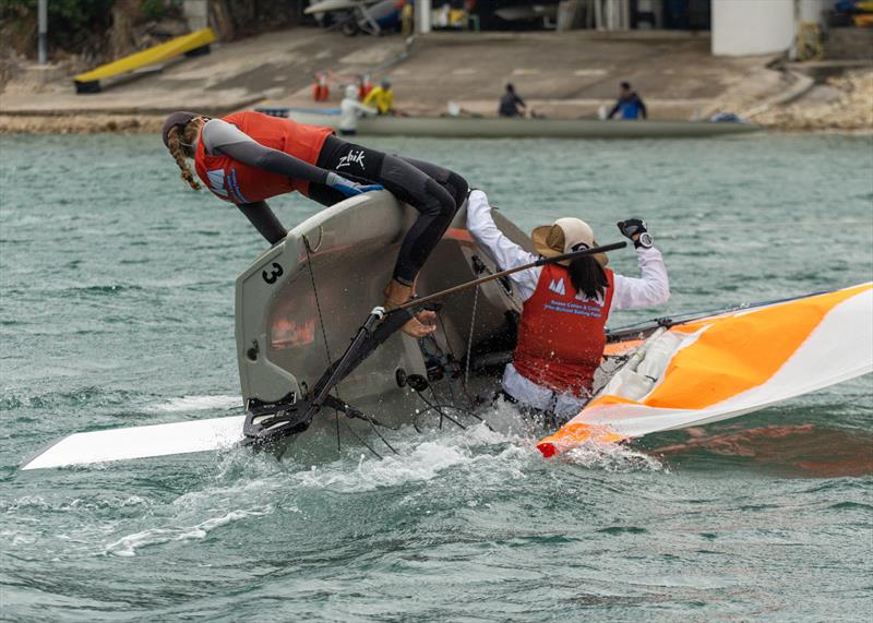 Boase Cohn & Collins Interschools Sailing Festival 2024 photo copyright RHKYC / Guy Nowell taken at Royal Hong Kong Yacht Club and featuring the Team Racing class