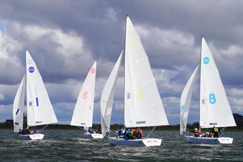 European 2K Tour returns photo copyright Simon Winkley taken at Royal Thames Yacht Club and featuring the Team Racing class