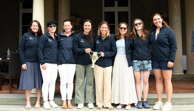 St. Francis Yacht Club, 2025 Women's 2v2 Team Race Champions: Molly Carapiet (skipper), Rosalind Meade, Meg Myles, McKenzie Wilson, Lindsey Baab (skipper), Helen Lord, Kate Shiber (team captain) and Elena Vanderberg - photo © Stuart Streuli / New York Yacht Club
