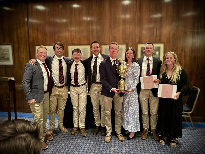Royal Thames Yacht Club win the Cumberland Cup 2025 photo copyright Freddie Cardew-Smith / RYTC taken at Royal Thames Yacht Club and featuring the Team Racing class