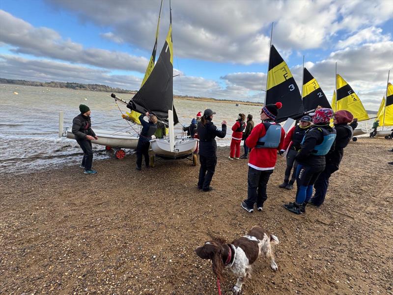 Christmas Eve Team Racing at Waldringfield photo copyright Neil Collingridge taken at Waldringfield Sailing Club and featuring the Team Racing class
