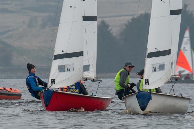 Firefly Winners Derbyshire Blue vs 2nd Place NEYYSA Natives during the NSSA Double Handed Team Racing Championships - photo © Dave Wood