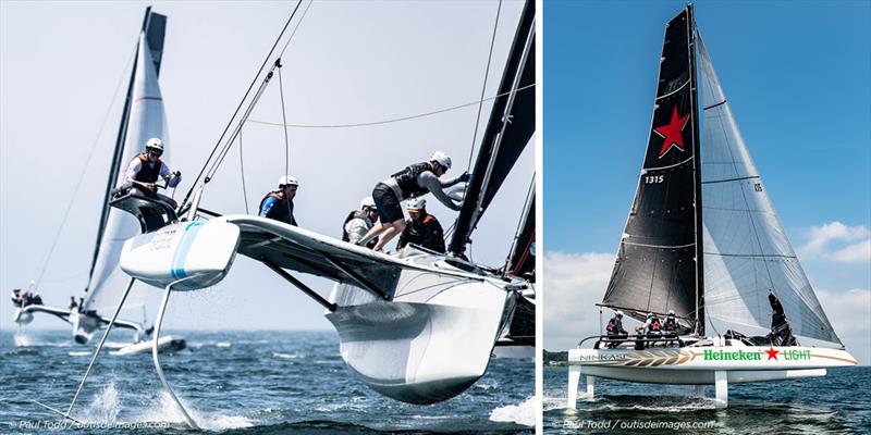 TF10 foiling trimaran featured at Newport Boat Show - photo © Paul Todd / www.outsideimages.com