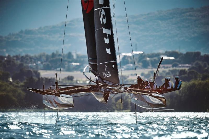 TF35 launch in 2020, team involved in the development photo copyright Loris Von Siebenthal taken at  and featuring the TF35 class