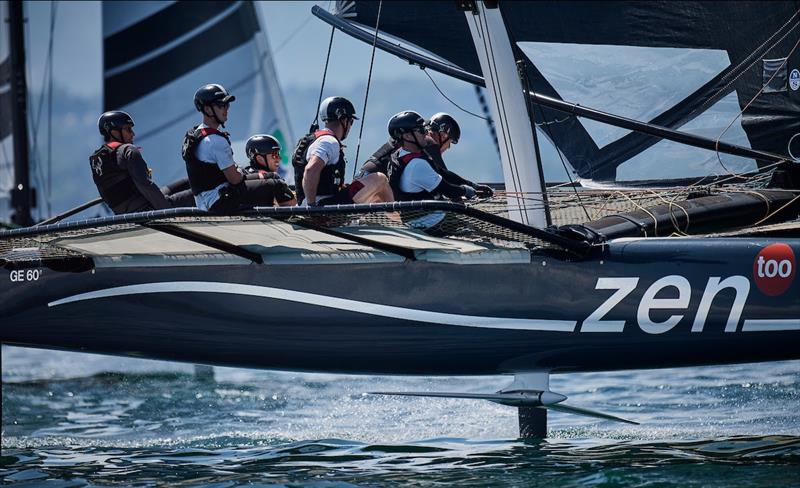 Genève-Rolle-Genève long-distance race photo copyright Loris von Siebenthal taken at Club Nautique de Versoix and featuring the TF35 class