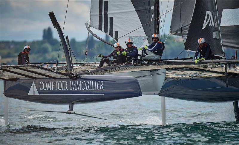 2021 TF35 Mies photo copyright Loris von Siebenthal taken at Club Nautique de Versoix and featuring the TF35 class