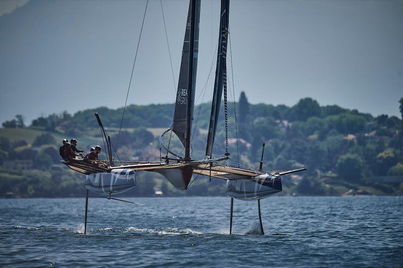 TF35 Open Water Racing photo copyright Loris von Siebenthal taken at  and featuring the TF35 class