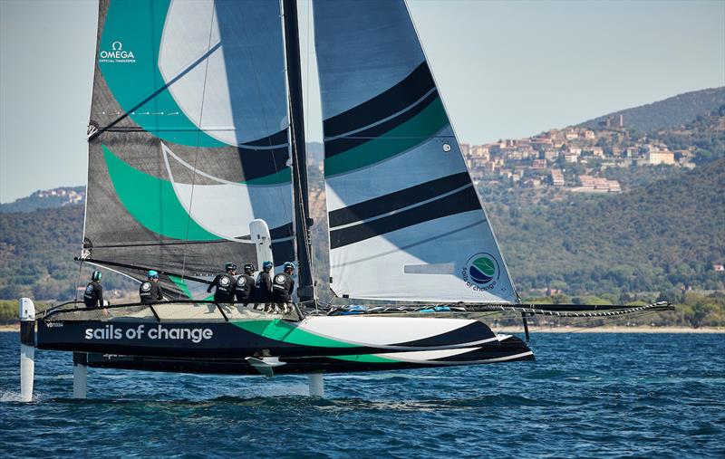 TF35 Scarlino II - Day 1 photo copyright Loris Von Siebenthal  taken at Yacht Club Isole di Toscana and featuring the TF35 class