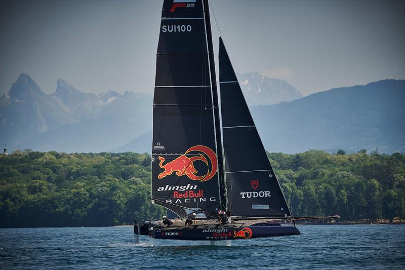 Realstone Cup for Léman Hope day 2 photo copyright Loris Von Siebenthal taken at  and featuring the TF35 class