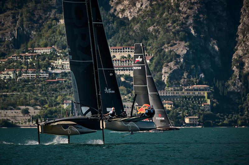 2022 TF35 Malcesine Cup day 2 photo copyright Loris Von Siebenthal taken at Fraglia Vela Malcesine and featuring the TF35 class