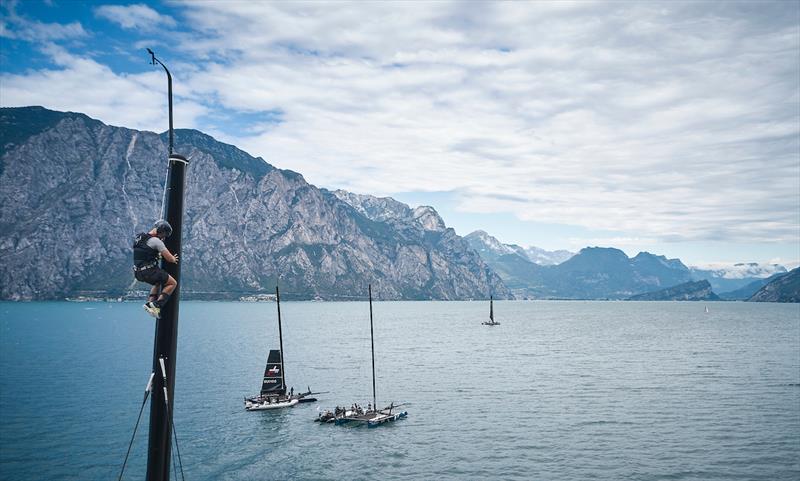 2022 TF35 Malcesine Cup day 2 photo copyright Loris Von Siebenthal taken at Fraglia Vela Malcesine and featuring the TF35 class