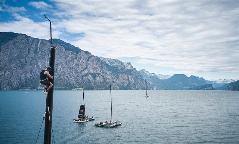 2022 TF35 Malcesine Cup day 2 photo copyright Loris Von Siebenthal taken at Fraglia Vela Malcesine and featuring the TF35 class