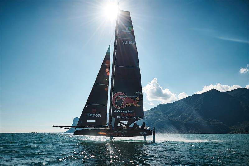 2022 TF35 Malcesine Cup day 2 photo copyright Loris Von Siebenthal taken at Fraglia Vela Malcesine and featuring the TF35 class