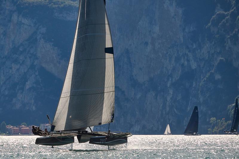 2022 TF35 Malcesine Cup day 3 photo copyright Loris Von Siebenthal taken at Fraglia Vela Malcesine and featuring the TF35 class