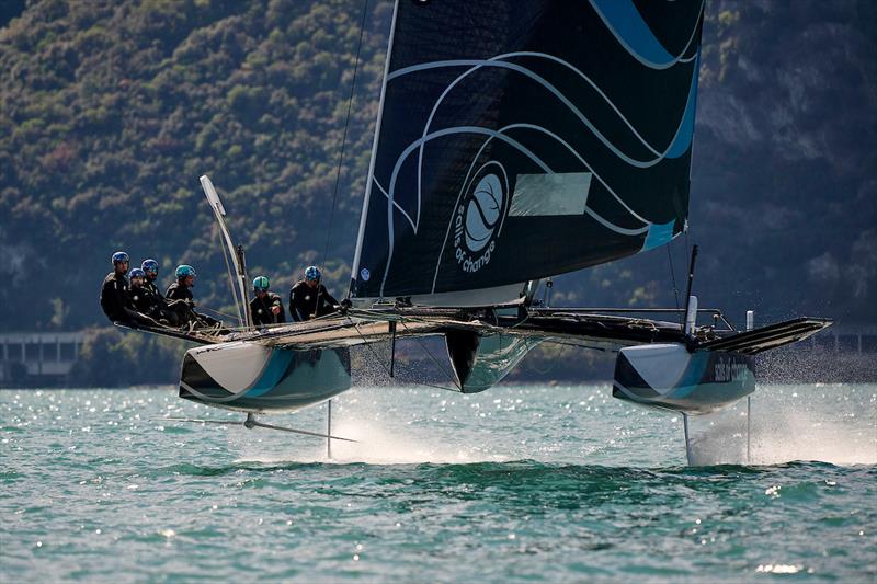 2022 TF35 Malcesine Cup day 3 photo copyright Loris Von Siebenthal taken at Fraglia Vela Malcesine and featuring the TF35 class