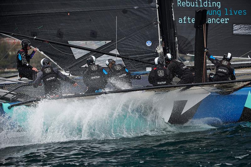 Realteam sets new Blue Ribbon Lake Geneva record photo copyright Loris Von Siebenthal taken at  and featuring the TF35 class