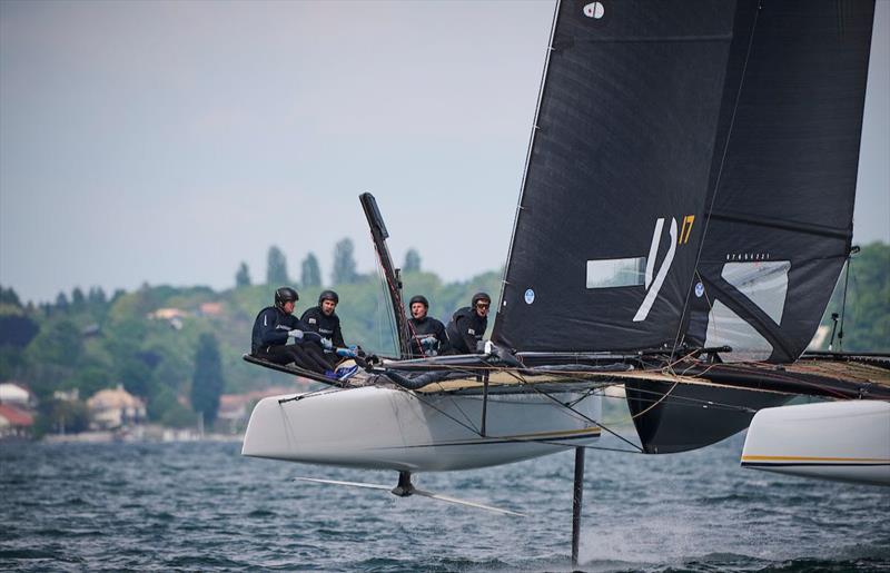 TF35 Geneva Cup Day 1 photo copyright Loris Von Siebenthal taken at Société Nautique de Genève and featuring the TF35 class