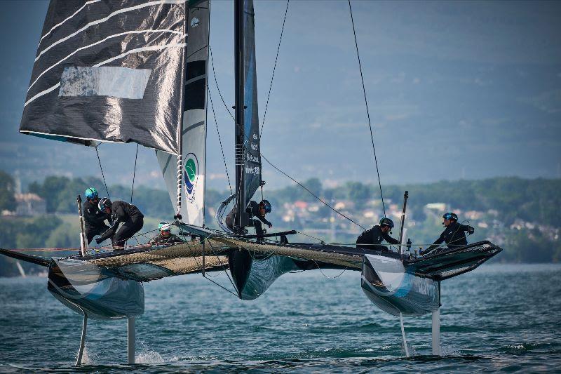 TF35 Realstone Cup for Léman Hope - Day 1 photo copyright Loris Von Siebenthal taken at Club Nautique de Versoix and featuring the TF35 class