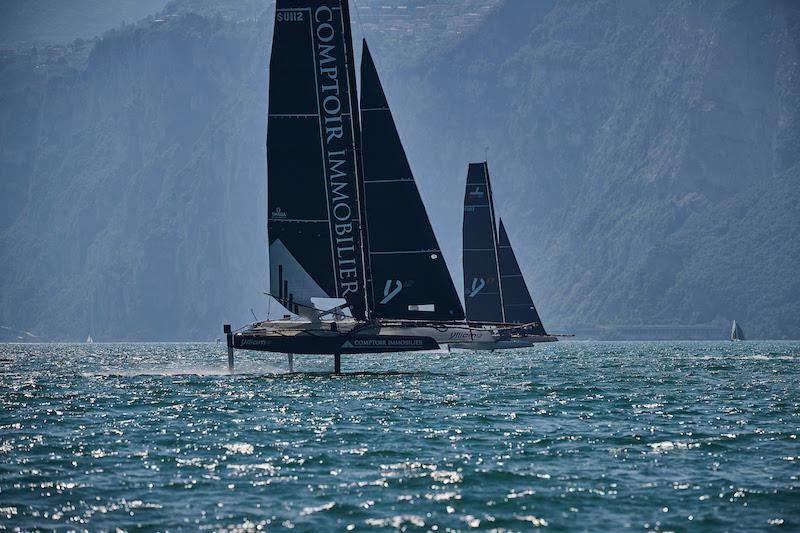 2023 TF35 Malcesine Cup 1 - Day 3 photo copyright Loris Von Siebenthal taken at Fraglia Vela Malcesine and featuring the TF35 class