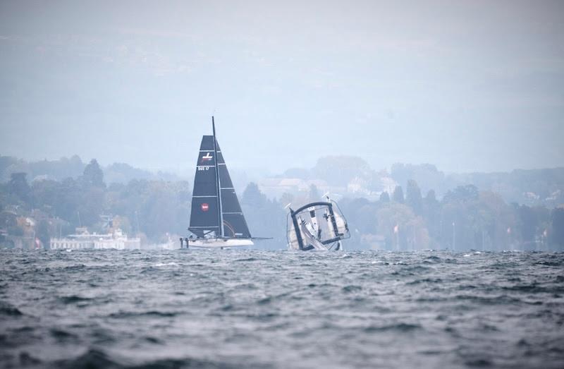 TF35 Geneva Grand Prix Day 2 photo copyright Loris von Siebenthal taken at Société Nautique de Genève and featuring the TF35 class