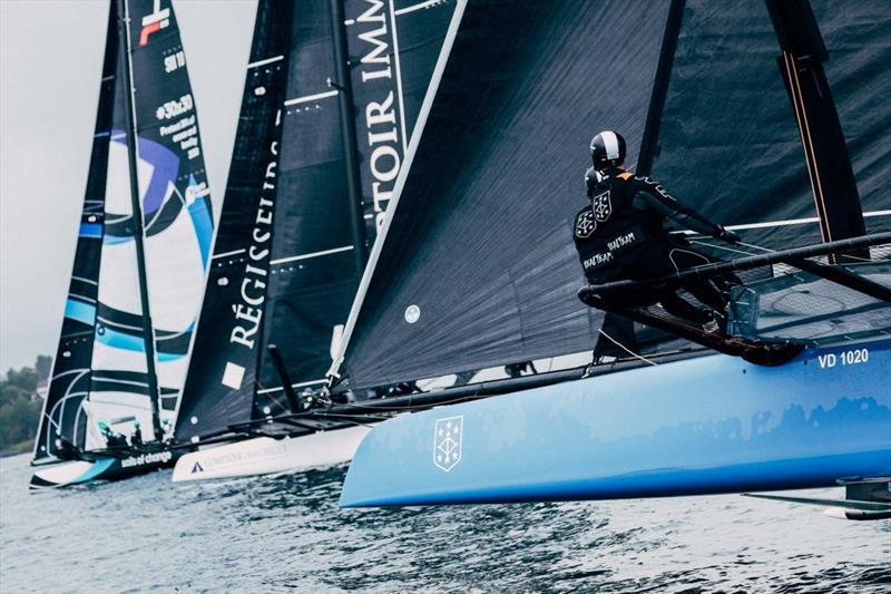 TF35 Trophy Nyon Grand Prix Day 1 photo copyright Sailing Energy / TF35 taken at Société Nautique de Nyon and featuring the TF35 class