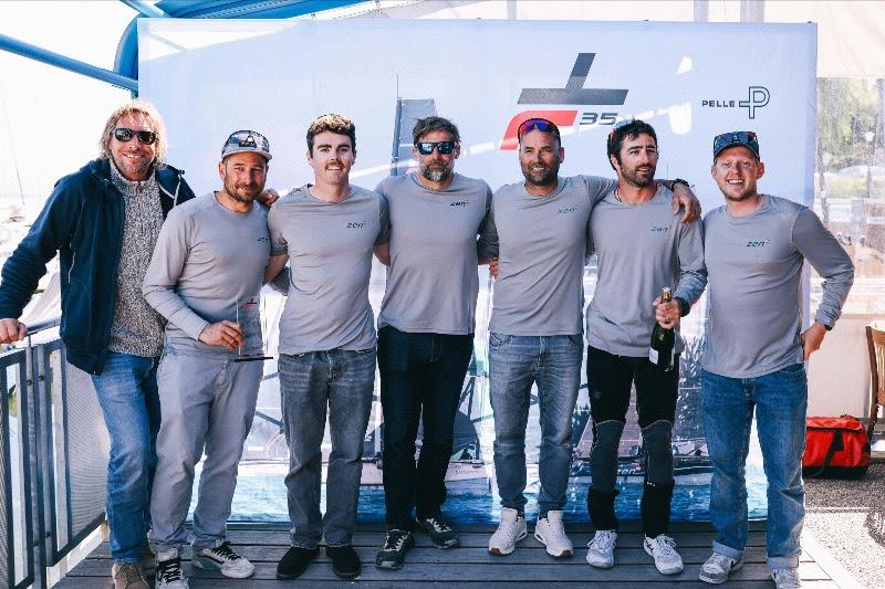 TF35 Trophy Nyon Grand Prix Prize Giving photo copyright Sailing Energy / TF35 taken at Société Nautique de Nyon and featuring the TF35 class