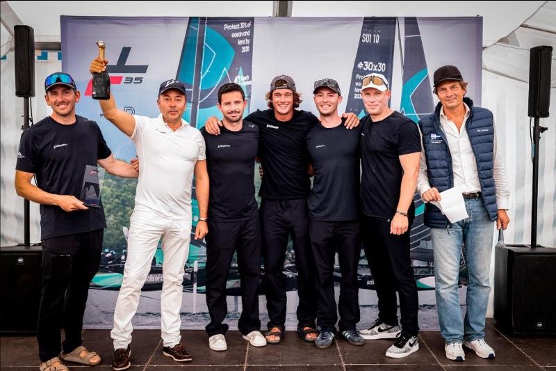 TF35 Versoix Grand Prix on Lake Geneva - Prize Giving - photo © Sailing Energy / TF35