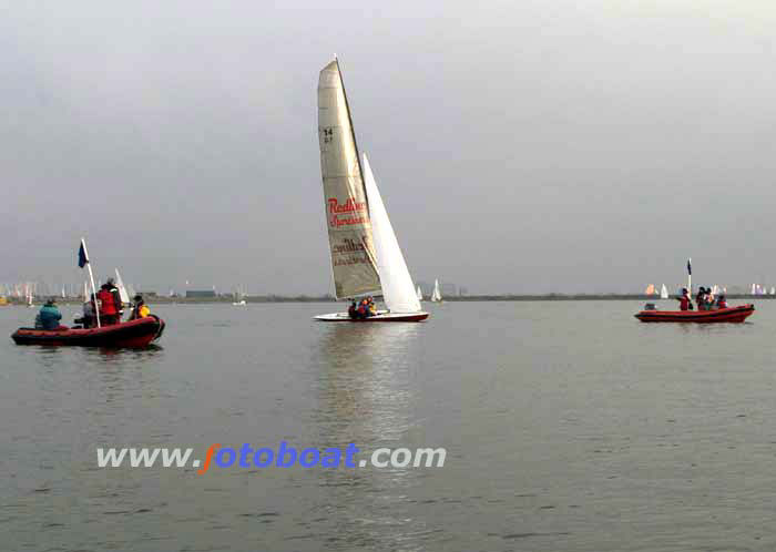 The Thames A rater Spindrift - winner of the 2006 Bloody Mary photo copyright Mike Rice / www.fotoboat.com taken at Queen Mary Sailing Club and featuring the Thames A Rater class