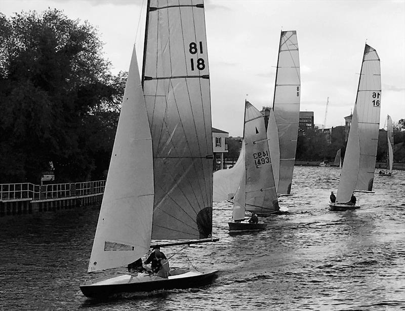 Thames A Rater Tuesday evening racing photo copyright Melanie Hardman taken at Thames Sailing Club and featuring the Thames A Rater class