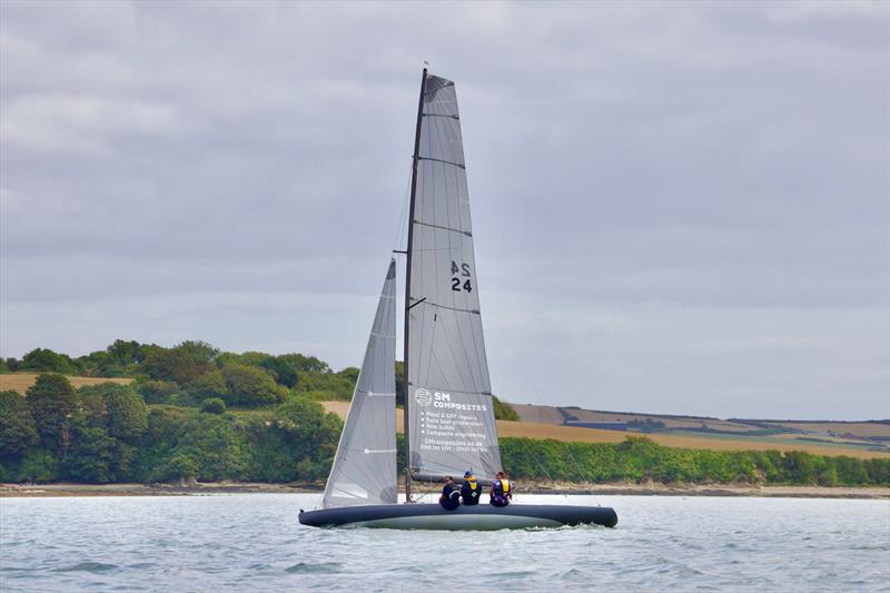 Salcombe Yacht Club Regatta 2025 photo copyright Lucy Burn taken at Salcombe Yacht Club and featuring the Thames A Rater class