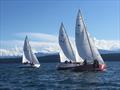 Racecourse action at the 2021 Thunderbird PNW Championship Regatta © the Thunderbird Class Association