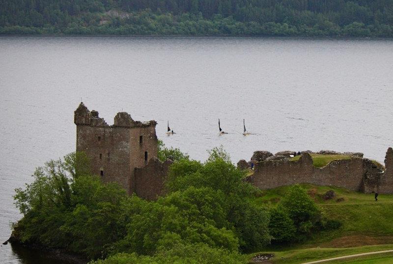 A record attempt on Loch Ness photo copyright The Grand Tour taken at  and featuring the Tiwal 3R class