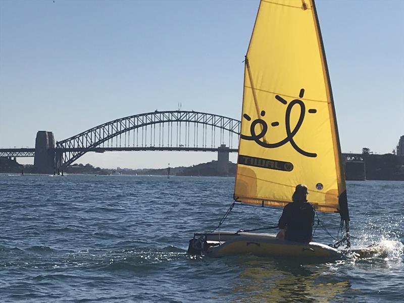 Sailing in the Tiwal on Sydney harbour photo copyright Melinda Henshaw taken at  and featuring the  class