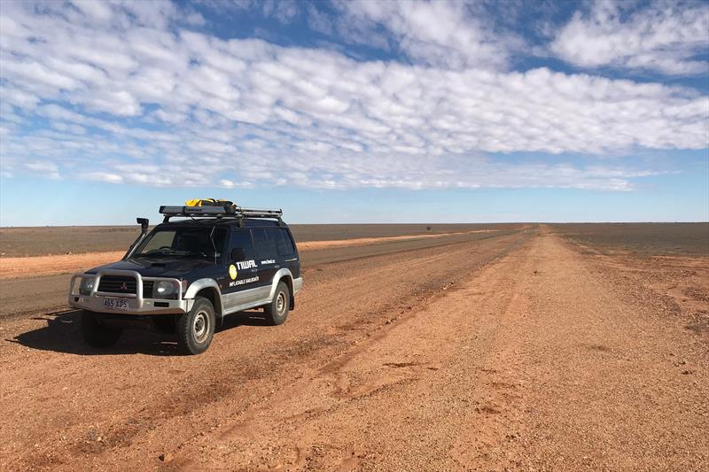 The car, the Tiwal and the Outback Road - photo © Melinda Henshaw