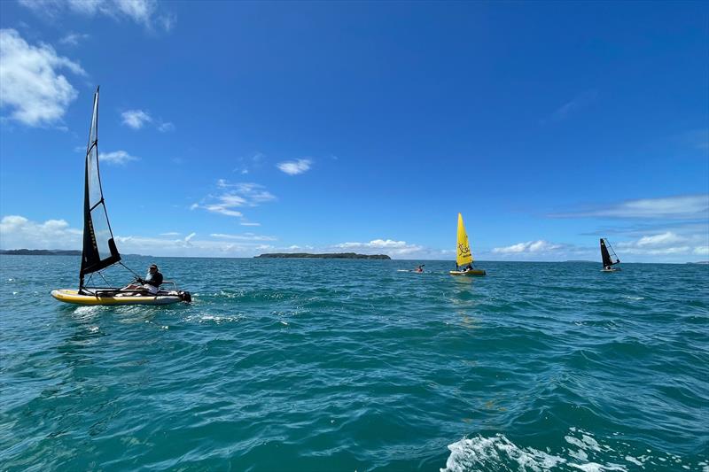 Enjoying magic conditions at the Tiwal New Zealand Cup 2021 photo copyright Melinda Henshaw taken at  and featuring the  class