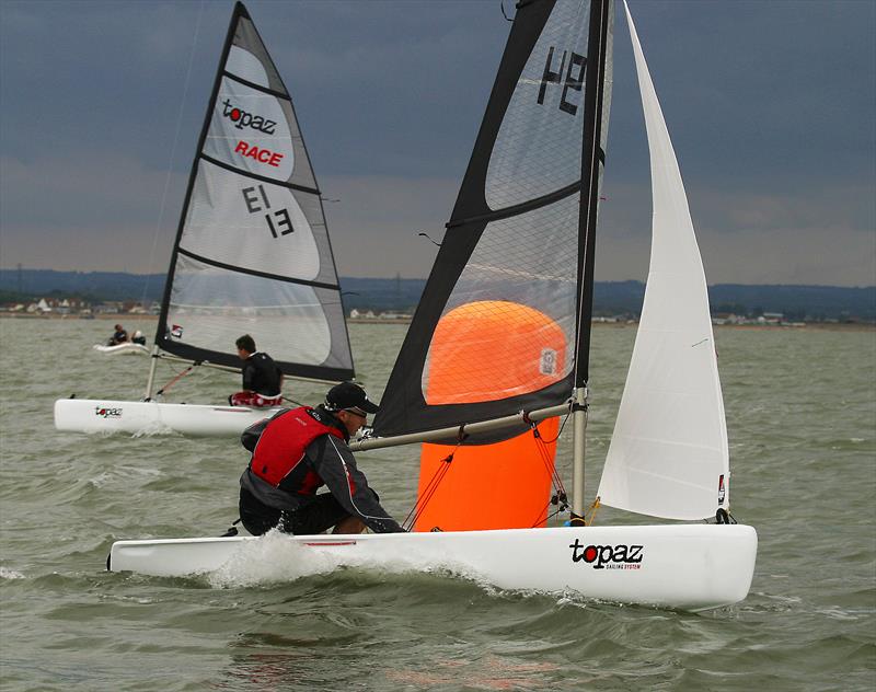 Topper Topaz Uno Nationals at Whitstable  photo copyright Nick Champion / www.championmarinephotography.co.uk taken at Whitstable Yacht Club and featuring the Topaz class