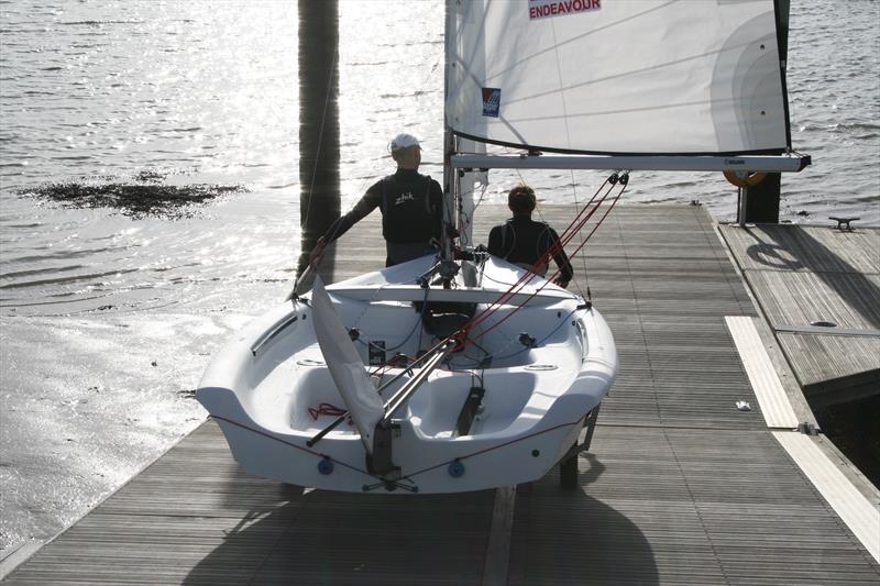 Practice day at the Endeavour Championship photo copyright Sue Pelling taken at Royal Corinthian Yacht Club, Burnham and featuring the Topaz Argo class