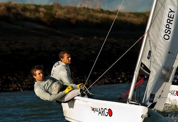 Matt Burge and Toby Lewis win the 2014 Endeavour Championship photo copyright Graeme Sweeney / www.marineimages.co.uk taken at Royal Corinthian Yacht Club and featuring the Topaz Argo class