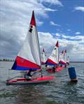 Start line practice during the ITCA (GBR) Invitatonal Training at Draycote Water © Mike Powell