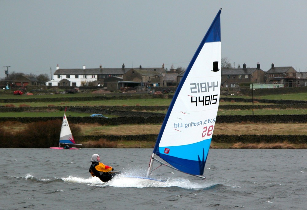 Amy Crossley during the Yorkshire and Humberside Trident UK Youth Travellers at Huddersfield photo copyright Jonathan Lister taken at Huddersfield Sailing Club and featuring the Topper class