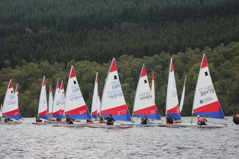 RYA Scotland Zone Championships at Loch Tummel photo copyright Kirsty Wilson taken at Loch Tummel Sailing Club and featuring the Topper class